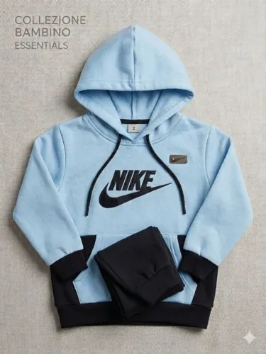 Conjunto Moletom Azul Nike TAM 12