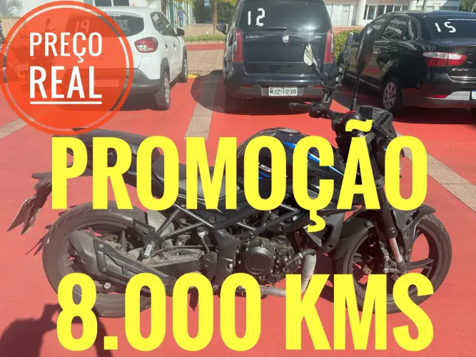 SHINERAY FLASH 250 ANO 2025 U.DINO C/ APENAS 8.000 kms- ONLY MOTORS