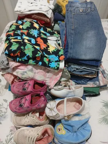 Lote infantil diversos ideal para quem tem brechó