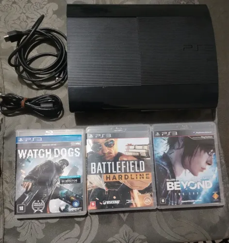 Vendo ou troco PlayStation 3 desbloqueado