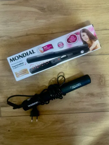 Chapinha Mondial Tourmaline Ceramic Ion Plus - Excelente estado