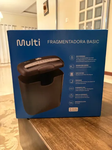 Fragmentadora/ triturador de papel e cartão