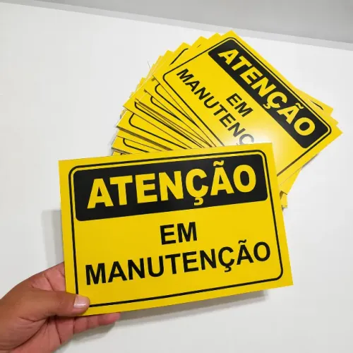 Placas de Sinalização de PVC