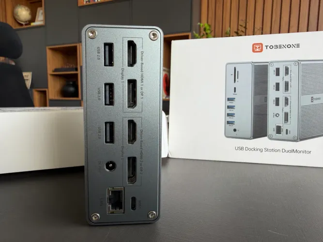 Dock Station Tobenone 18 em 1 Triplo Monitor