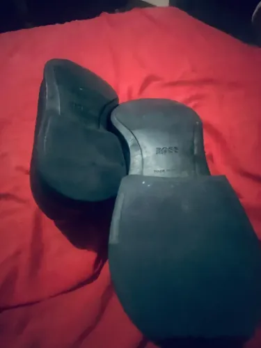 sapato hugo boss couro original 39 - usado 1x / made in italy (zero avarias)
