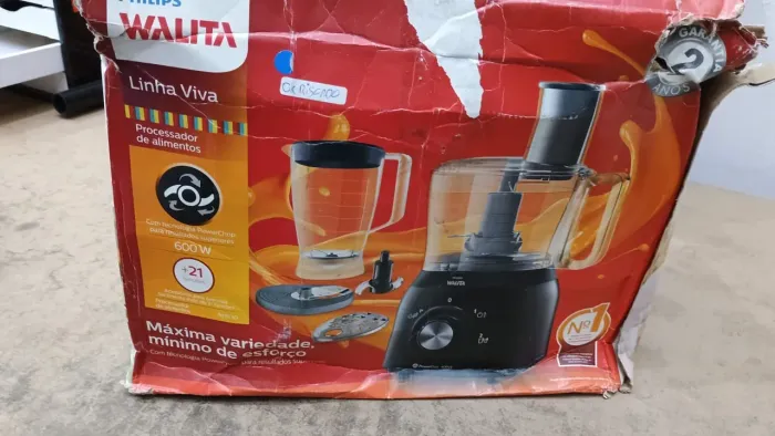 Processador de alimentos Philips Walita Ri7630 preto 127v