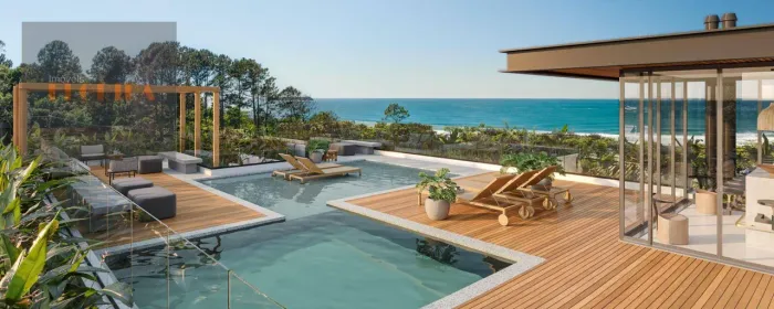 Apartamento garden: Espaço, conforto e exclusividade na Praia Mole