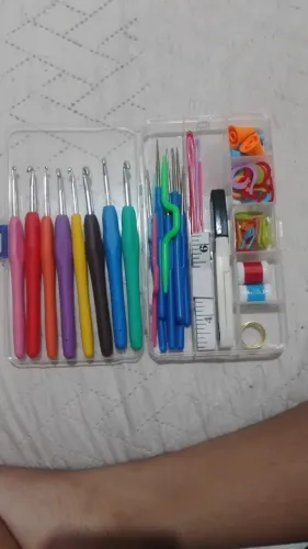 Kit de crochê em bom estado