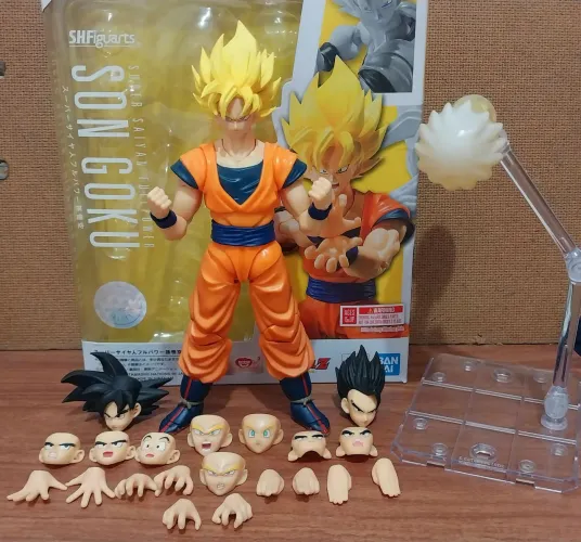 Goku e Gohan + Extras - SH Figuarts Bandai