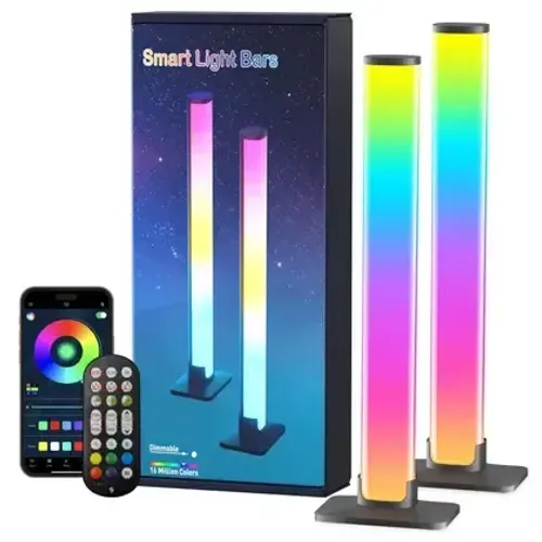 Barra de luz led rgb com 213 modos