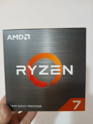 Processador AMD Ryzen 7 5700X (Completo na Caixa + Adesivo Original) - Pinos 100% Intactos
