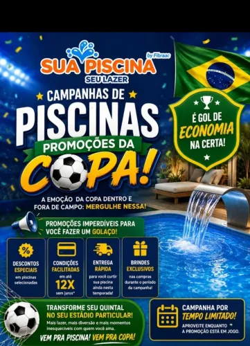 Piscinas para Copa do Mundo 