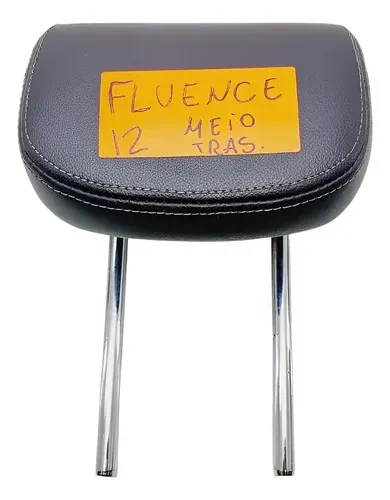 Encosto Banco Cabeceira Traseiro Central Fluence Ano 2012 Preto