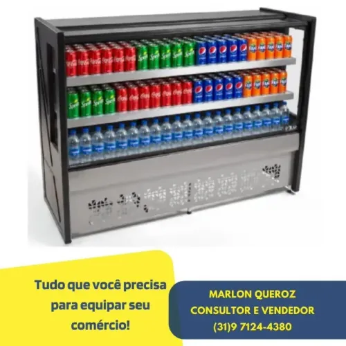 Balcão Refrigerado 2 Placas 1,75M com LED Polar