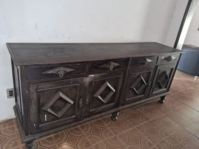 Aparador buffet madeira maciça vintage 