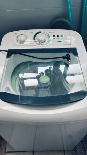Maquina com defeito na lavagem mas centrifuga