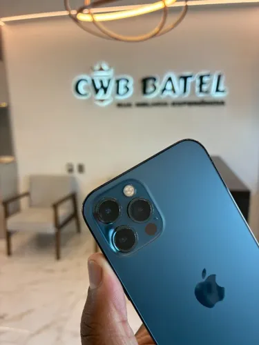 iPhone 12 Pro 256GB Azul 79% - Loja Fisica