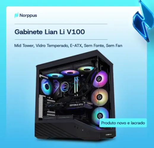 Gabinente Lian Li V100 - Novo e Lacrado