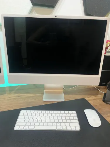 iMac 24" M4, 16GB RAM, 256GB SSD - Prata - Estado de Novo (Impecável)