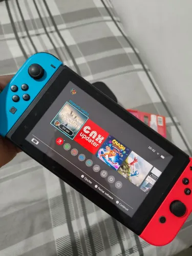 Nintendo Switch Desbloqueado Semi-novo + Acessórios