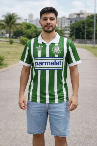 Antiga Camisa Palmeiras Adidas Parmalat 1992 Original Futebol