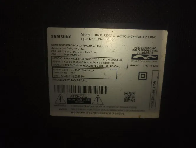 ? Samsung 48polegada com defeito