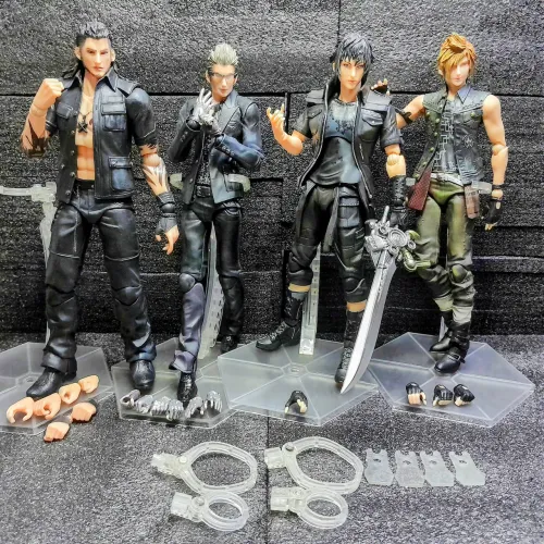 Play Arts Kai Bootleg 4 Pack Final Fantasy XV Noctis Prompto Ignis Gladiolus