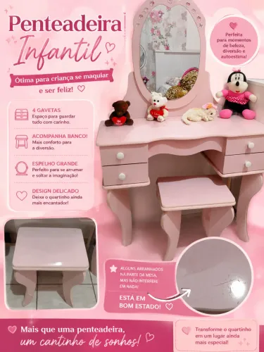 Penteadeira infantil