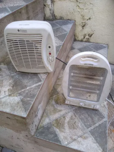 Aquecedor cadence 220v volts e ventisol 110 volts os dois por 130,00 reais 