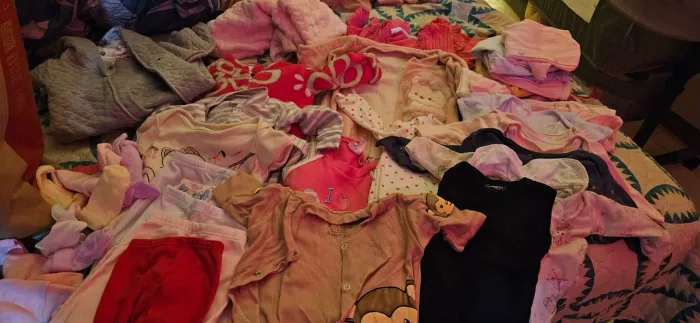 Lote bebe menina tamanhos variados(Rn, P e M)