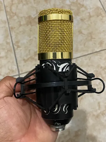 Kit Microfone Bm 800 e acessórios 