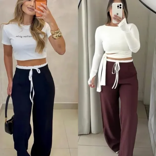 Calça Pantalona Virgínia 