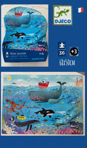 Quebra-cabeças marca Djeco (importado França). Indicado para +3anos