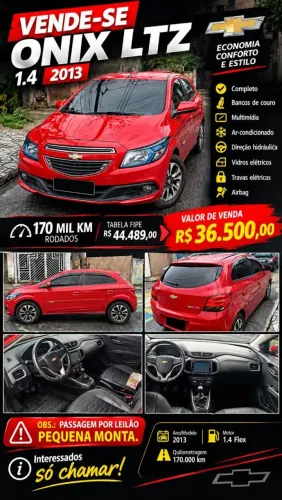 Chevrolet Onix Hatch LTZ 1.4 8V Flex Power Mec. 4P 2013