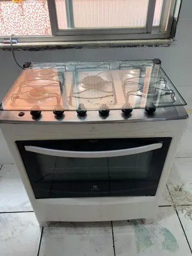 ? Fogão 5 Bocas com Forno Automático por R$ 500,00