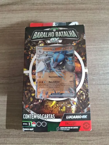 Deck Lucario ex Pokémon Tcg Novo, Lacrado e original