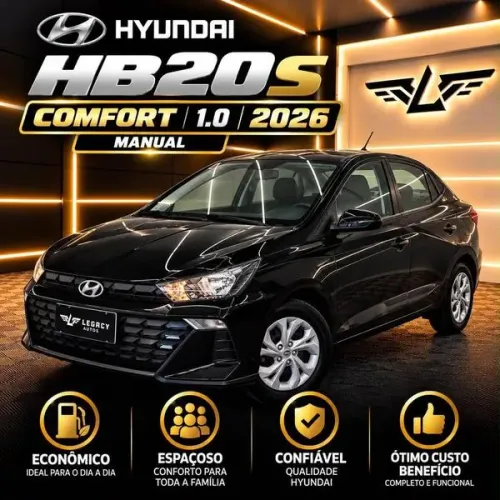 Hyundai HB20S Comfort 1.0 Flex 12V Mec. 2026