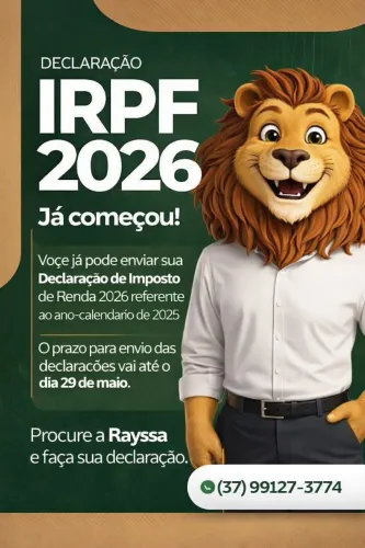 Faço sua declaração de imposto de renda