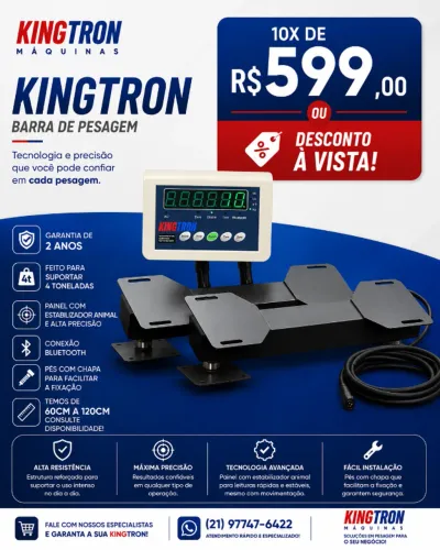 Balança digital para pesar gado