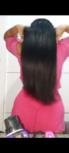 Cabelo humano 80cm