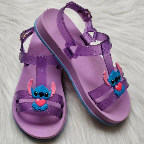 Sandália Infantil Stitch Lilás 31/32
