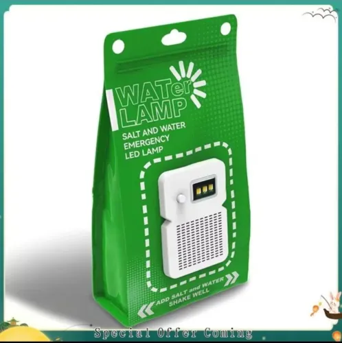 Lâmpada Led Watt Lamp Funciona com Água e Sal