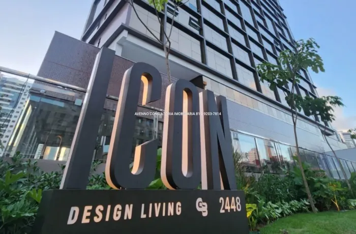Vendo apartamento com 2 quartos sendo 1 suite 50,51m² no Icon Boa Viagem direto com o prop