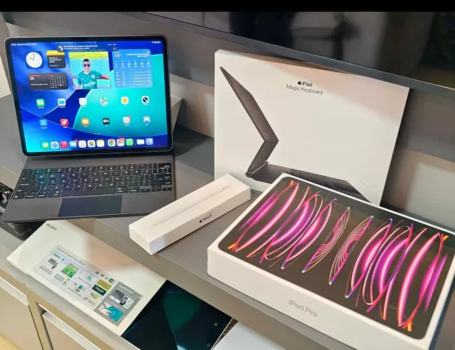 iPad pró M2 6 geração tela 12.9