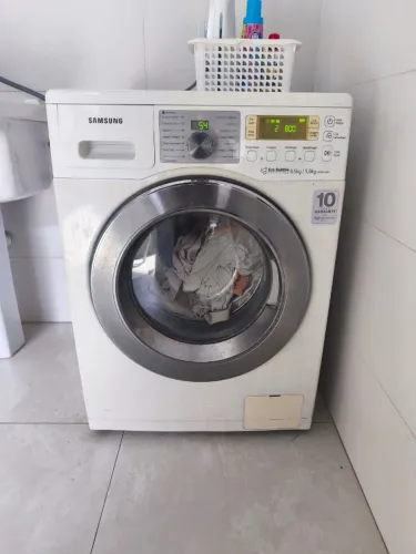 Samsung Eco Bubble 8,5 kg modelo WD0854W8EF-funcionando bem, com detalhes de uso descrito