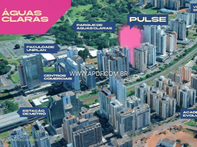 Apartamento 1 Quarto para Venda em Brasília, Norte (Águas Claras), 1 dormitório, 1 suíte,