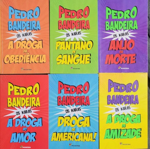 Droga da Obediência, Anjo da Morte, Droga Amor, Pântano Sangue, ( Pedro Bandeira) 70 cada