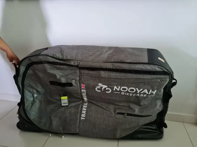 Mala Bike NOOYAH Acolchoada com Rodinhas - Usada Apenas 1 Vez!