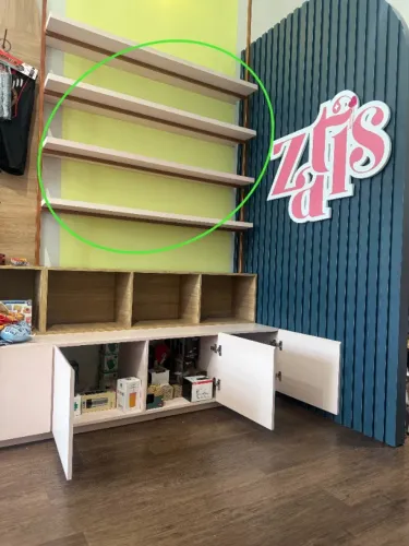 Kit 4 Prateleiras MDF com Estrutura em Metalon Cobre