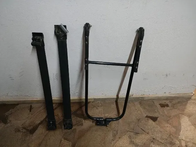 Rack de teto + suporte de engate para bicicletas